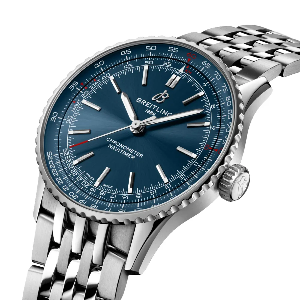 Breitling Navitimer Automatic 41, Stainless steel · 41 mm · Blue