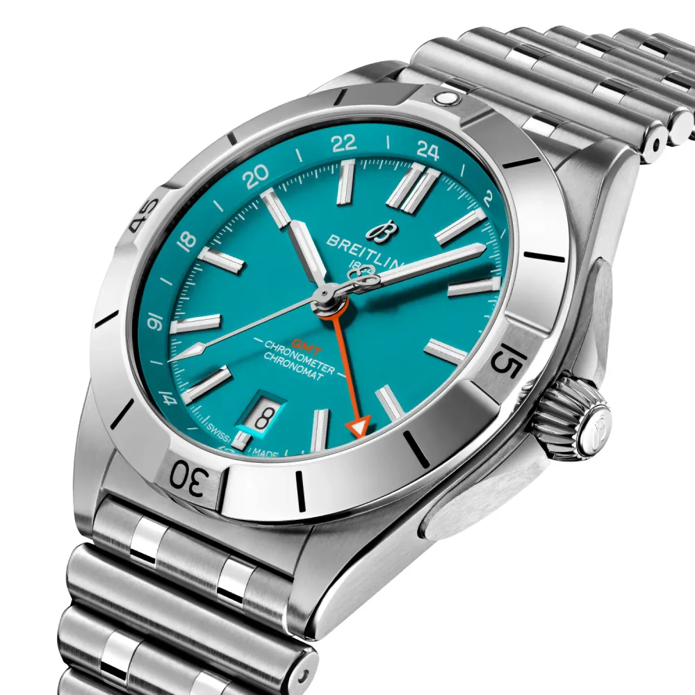Breitling Chronomat Automatic GMT 40 NFL Miami Dolphins Edition
