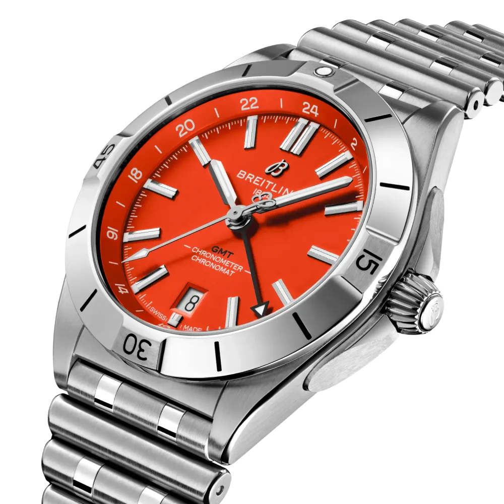 Breitling Chronomat Automatic GMT 40 NFL Cincinnati Bengals Edition