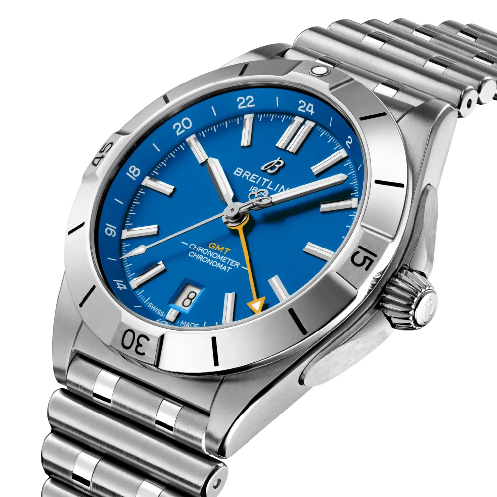Breitling Chronomat Automatic GMT 40 NFL Los Angeles Chargers Edition