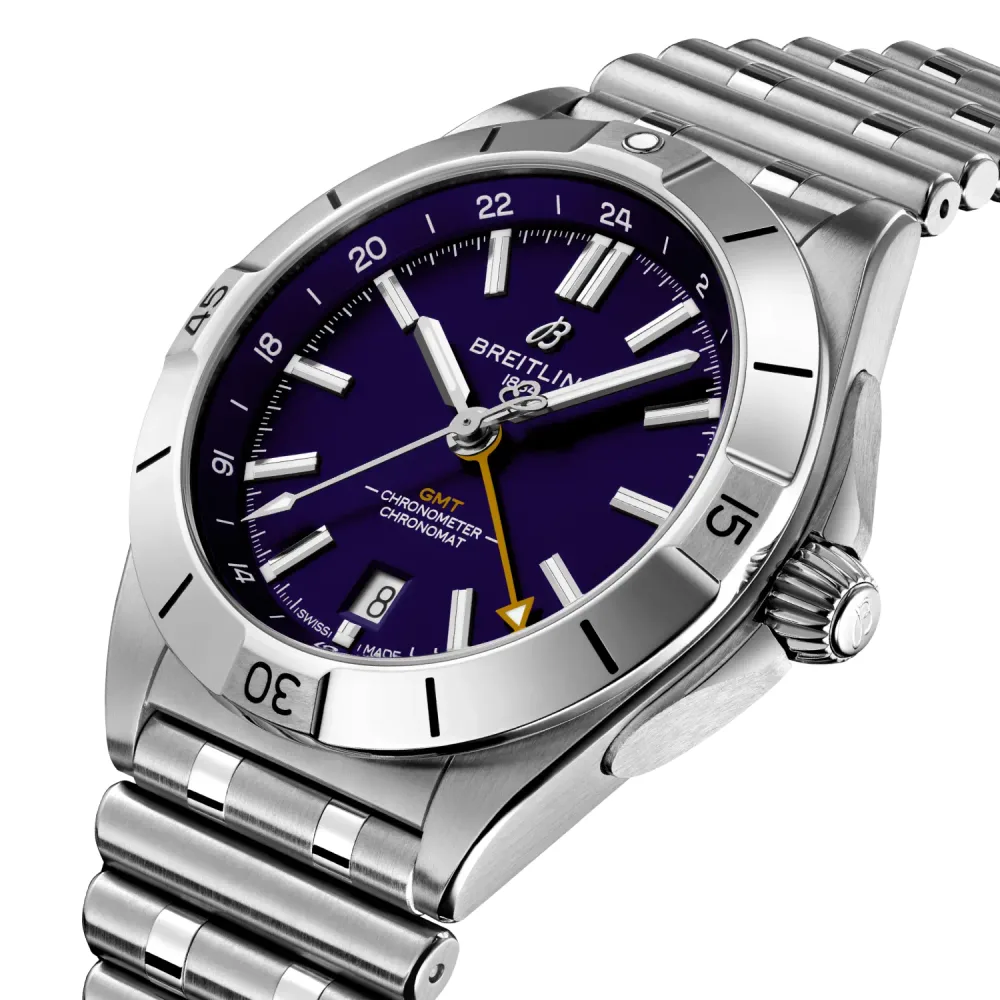 Breitling Chronomat Automatic GMT 40 NFL Baltimore Ravens Edition