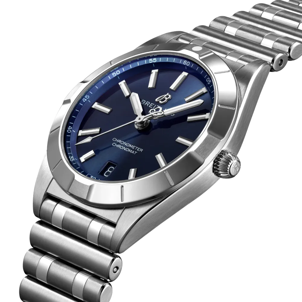 Breitling Chronomat 32, Stainless steel · 32 mm · Blue