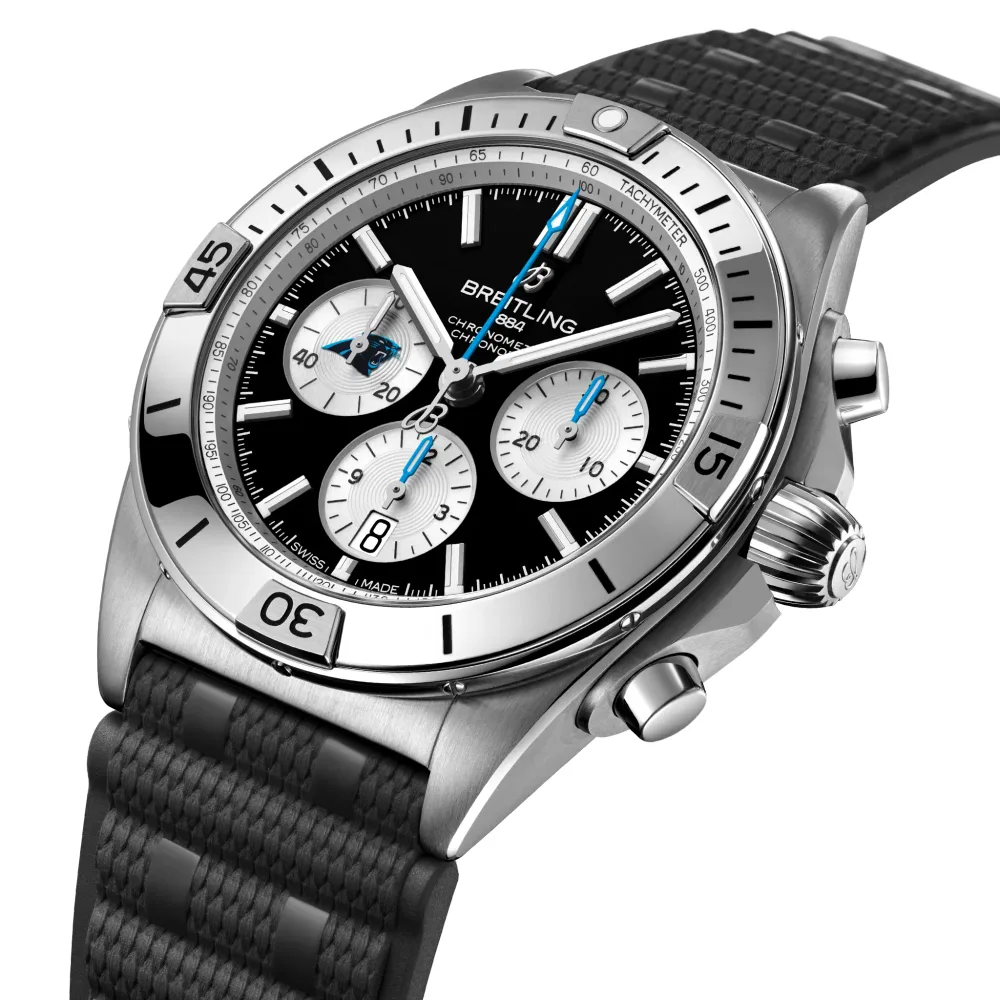 Breitling Chronomat B01 42 NFL Carolina Panthers Edition