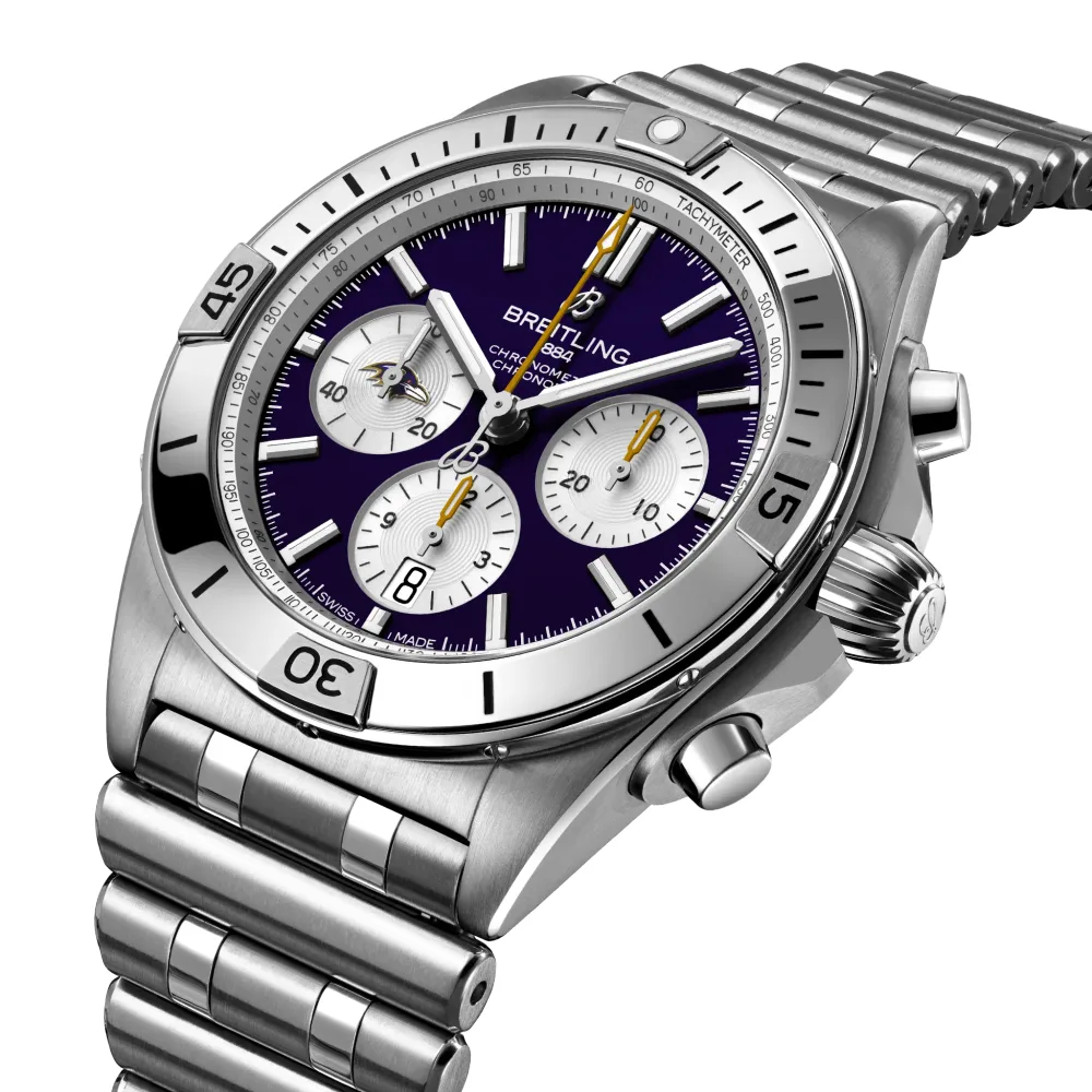 Breitling Chronomat B01 42 NFL Baltimore Ravens Edition