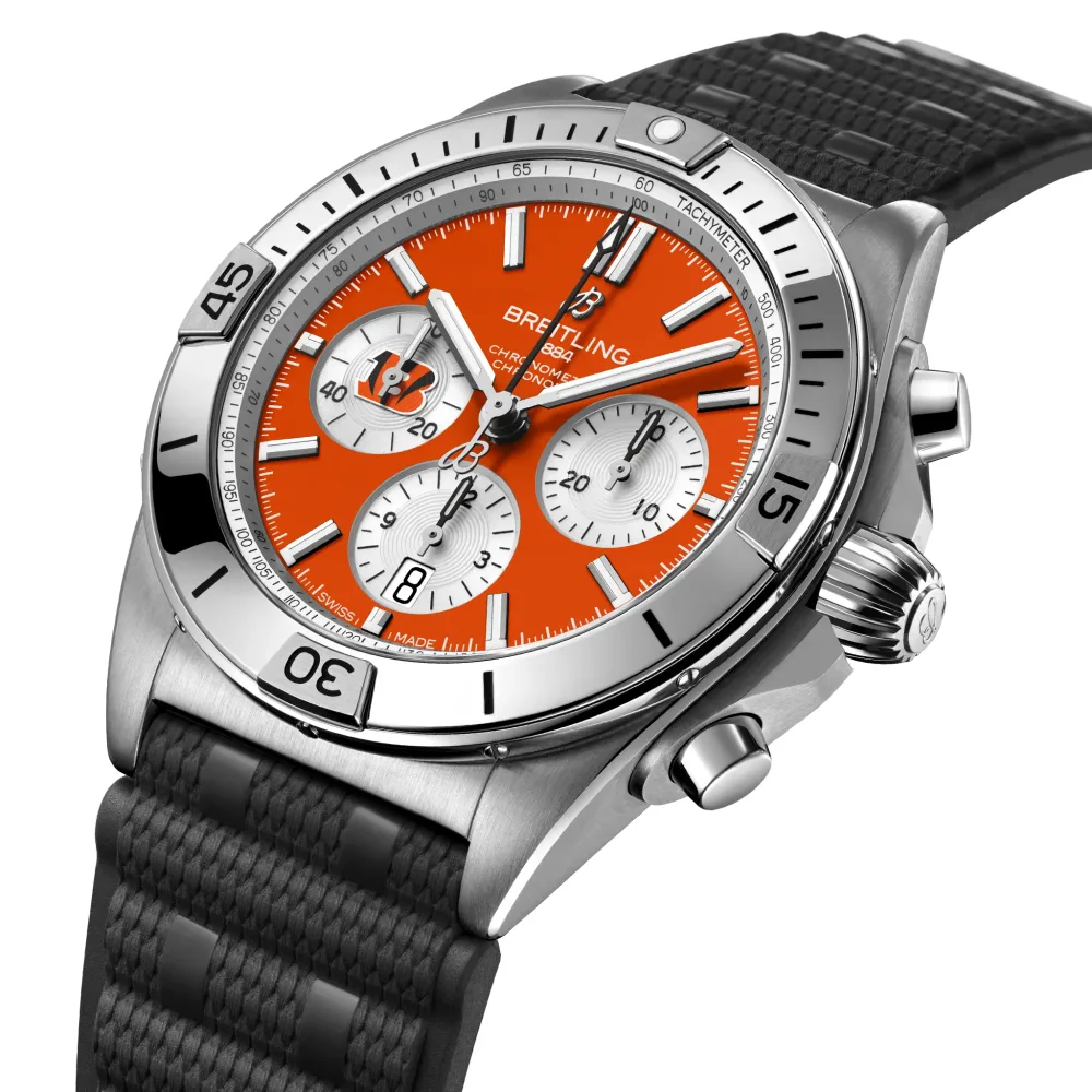 Breitling Chronomat B01 42 NFL Cincinnati Bengals Edition