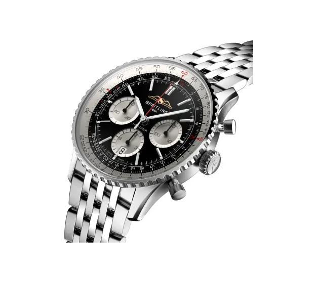 Breitling Navitimer B01 Chronograph 43, Stainless steel · 43 mm · Black