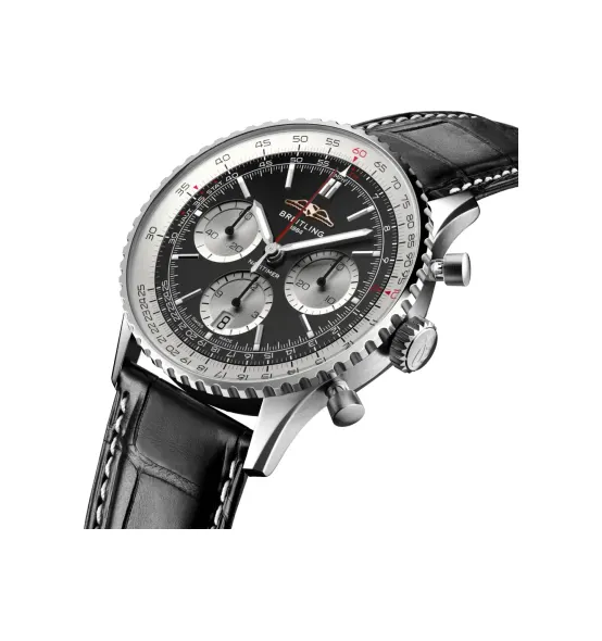 Breitling Navitimer B01 Chronograph 41, Stainless steel · 41 mm · Black