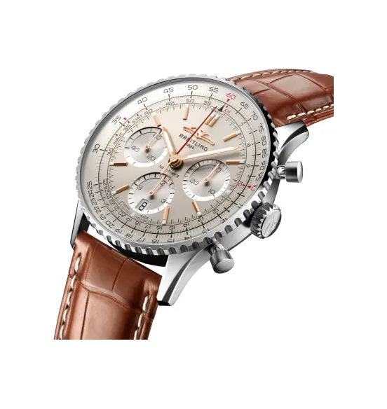 Breitling Navitimer B01 Chronograph 41, Stainless steel · 41 mm · Cream