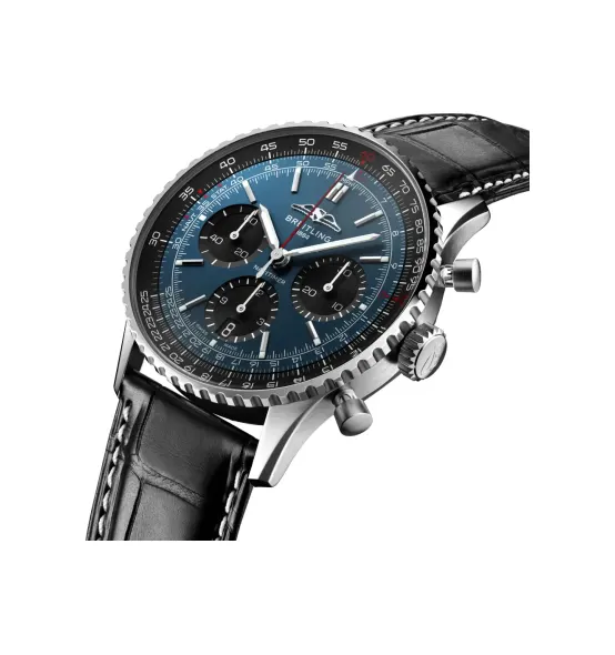 Breitling Navitimer B01 Chronograph 41, Stainless steel · 41 mm · Blue