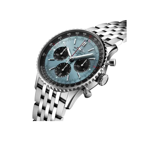 Breitling Navitimer B01 Chronograph 41, Stainless steel · 41 mm · Ice blue