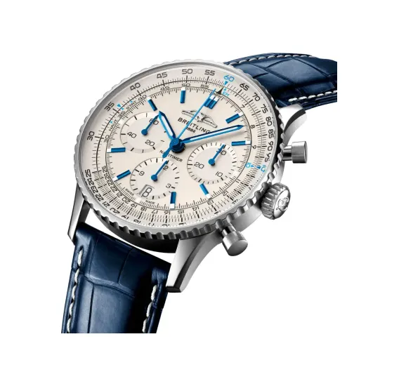 Breitling Navitimer B01 Chronograph 41, Stainless steel · 41 mm · Cream
