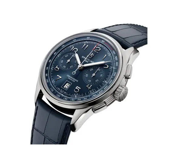Breitling Premier B01 Chronograph 42, Stainless steel · 42 mm · Blue