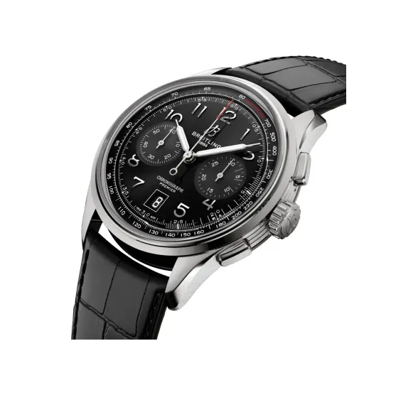 Breitling Premier B01 Chronograph 42, Stainless steel · 42 mm · Black