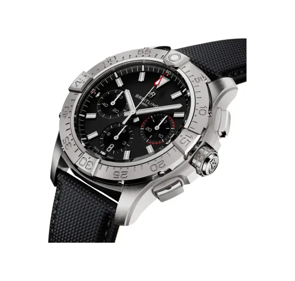 Breitling Avenger B01 Chronograph 42, Stainless steel · 42 mm · Black