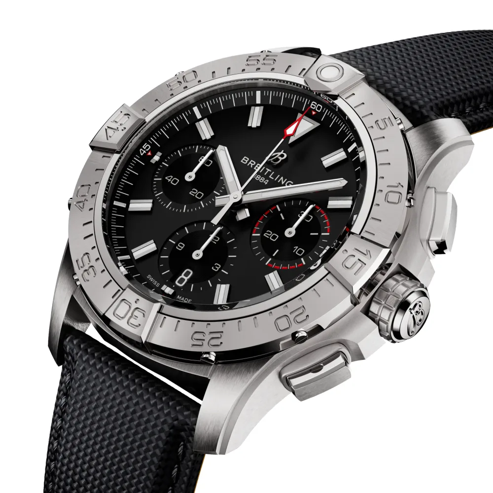Breitling Avenger B01 Chronograph 42, Stainless steel · 42 mm · Black