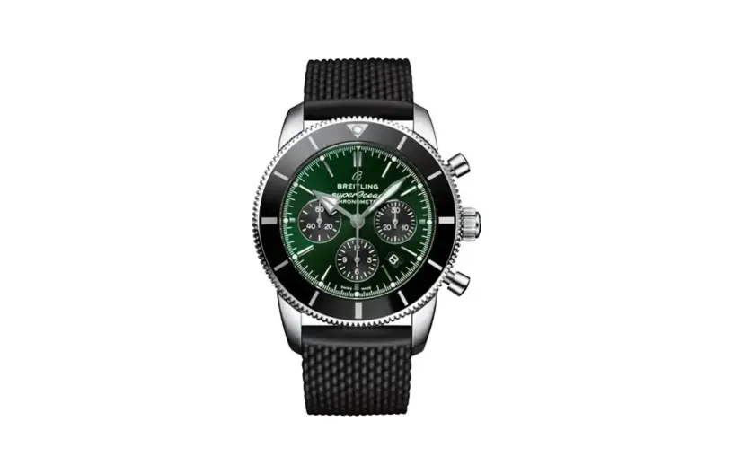 Breitling Superocean Heritage B01 Chronograph 44 Limited Edition, Stainless steel · 44 mm · Green