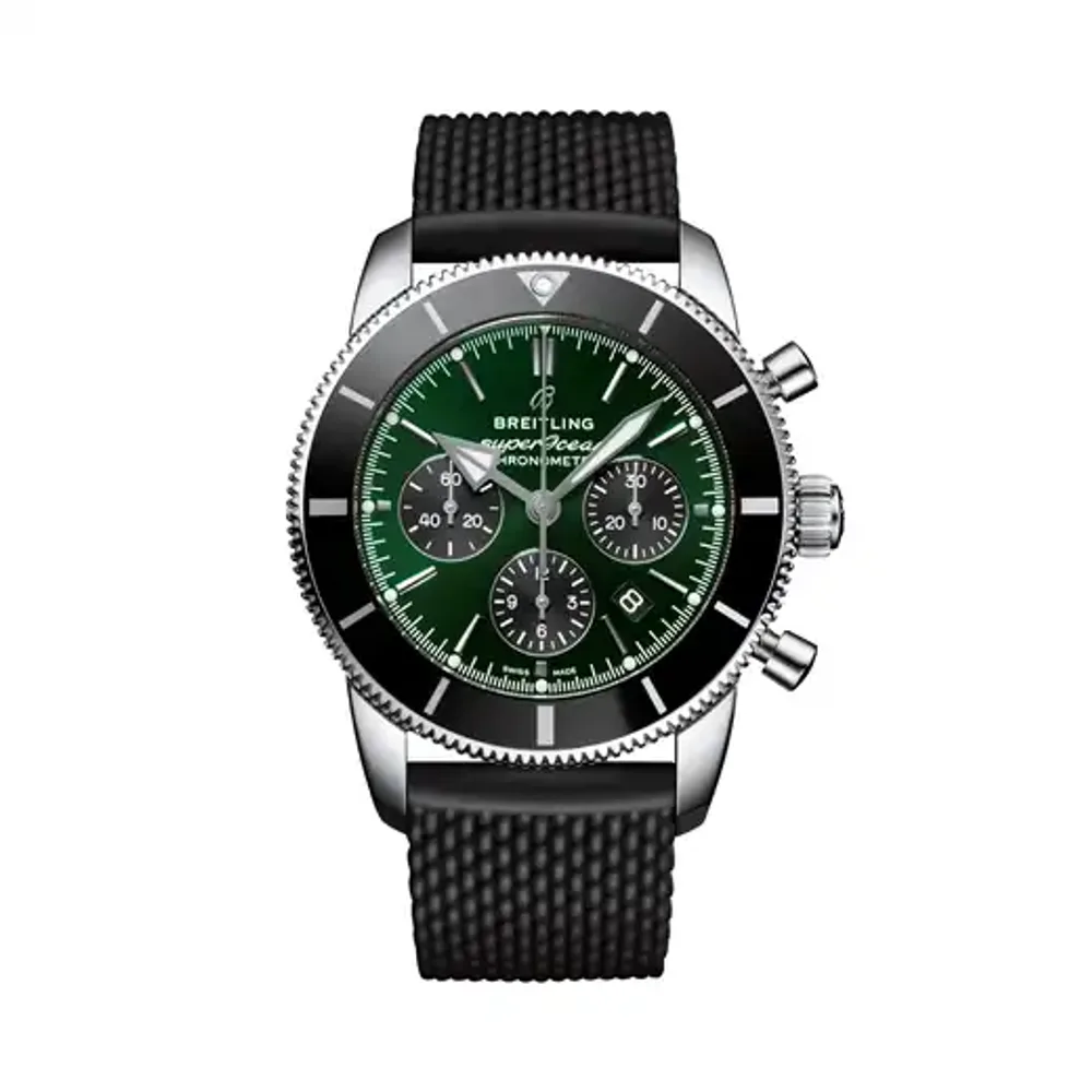 Breitling Superocean Heritage B01 Chronograph 44 Limited Edition, Stainless steel · 44 mm · Green