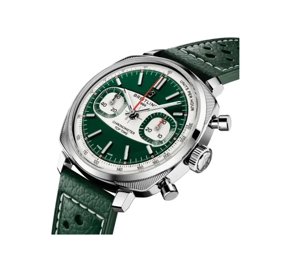 Breitling Top Time B01 Racing, Stainless steel · 38 mm · Green
