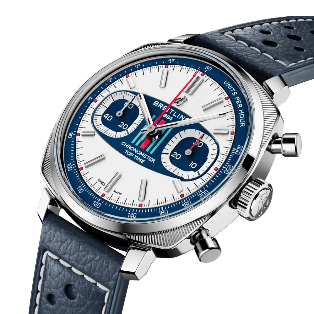 Breitling Top Time B01 Racing, Stainless steel · 38 mm · White