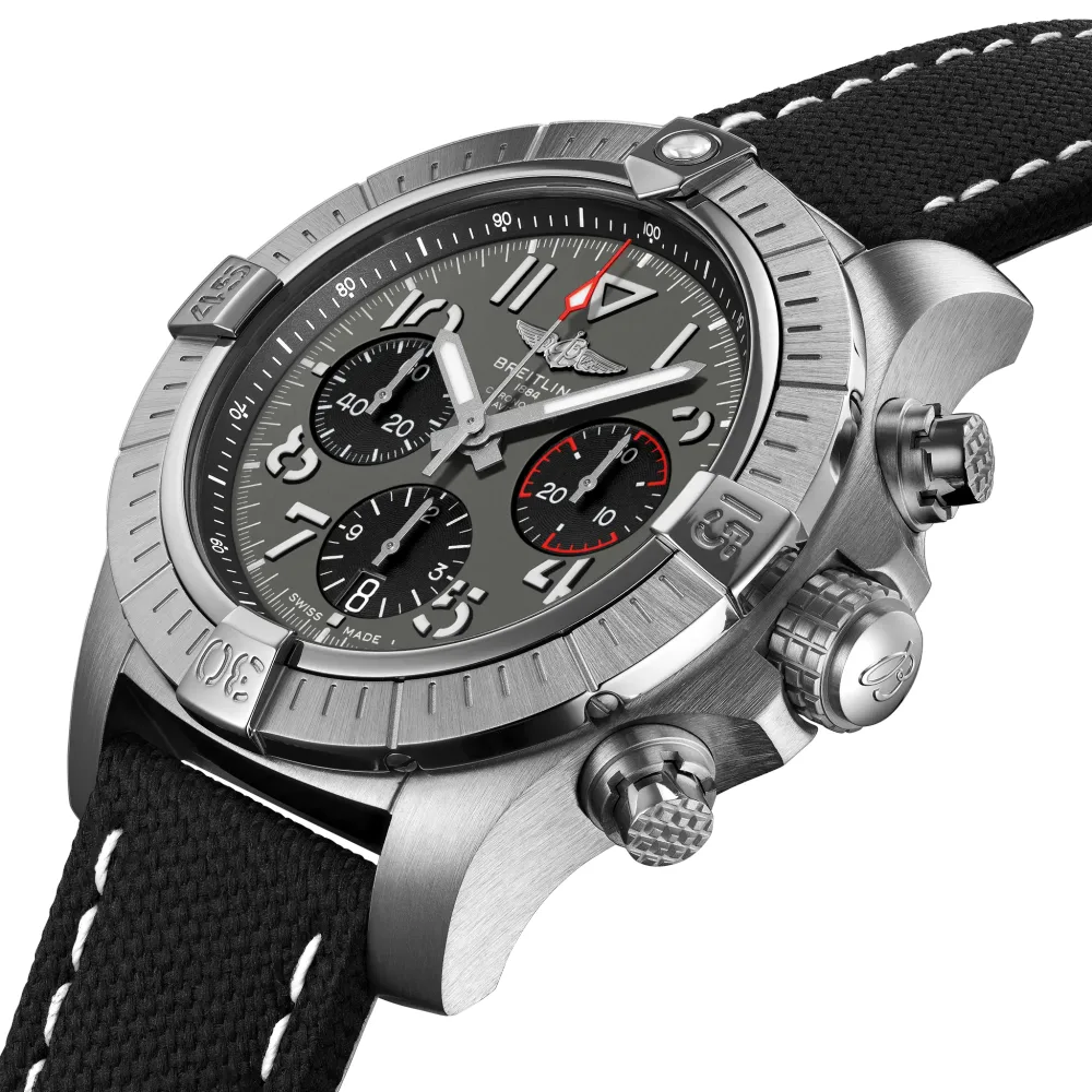 Breitling Avenger B01 Chronograph 45, Stainless steel · 45 mm · Anthracite