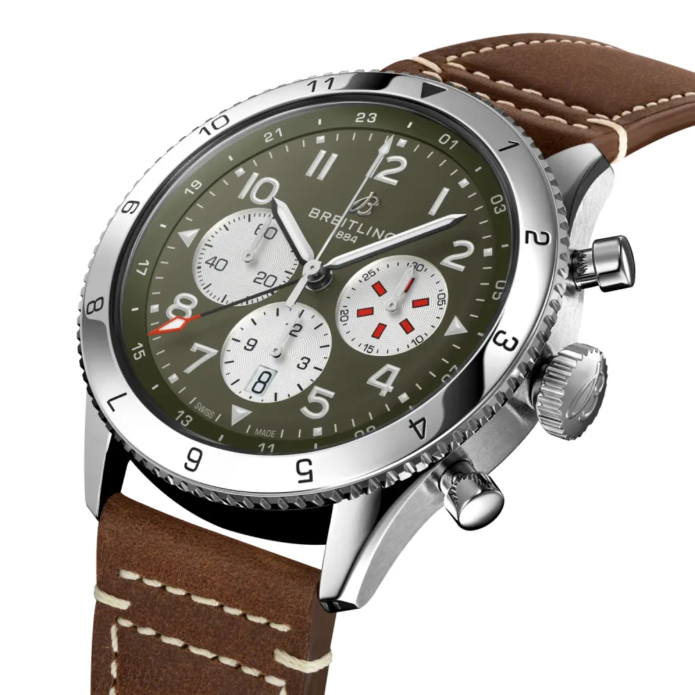 Breitling Classic AVI Super AVI B04 Chronograph GMT 46 Curtiss Warhawk
