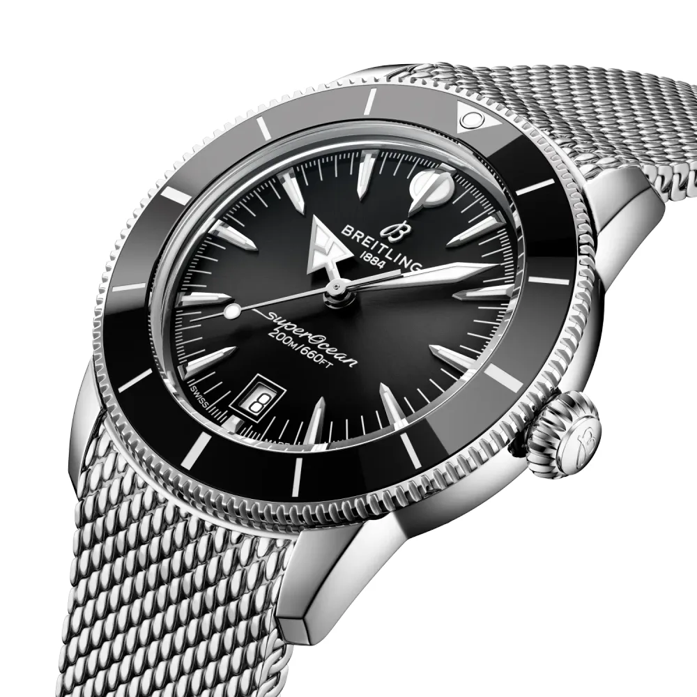 Breitling Superocean Heritage B31 Automatic 42, Stainless steel · 42 mm · Black