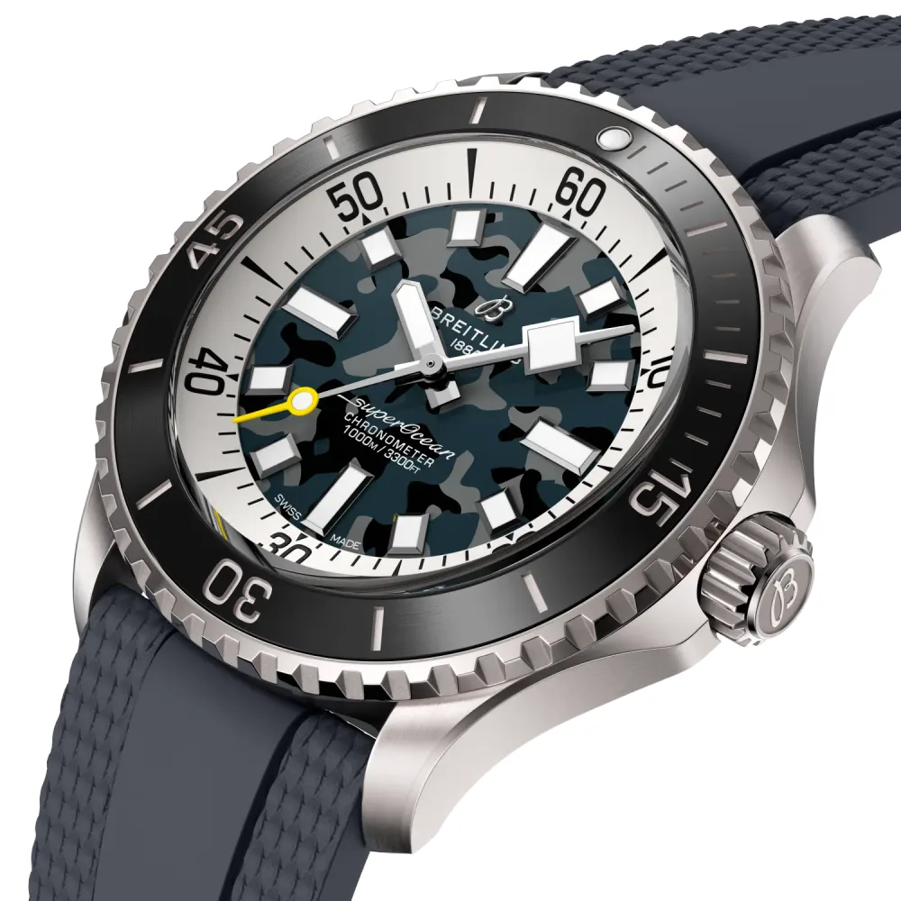 Breitling Superocean Automatic 46 Super Diver, Titanium · 46 mm · Black