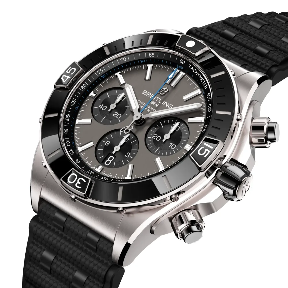 Breitling Super Chronomat B01 44, Titanium · 44 mm · Anthracite