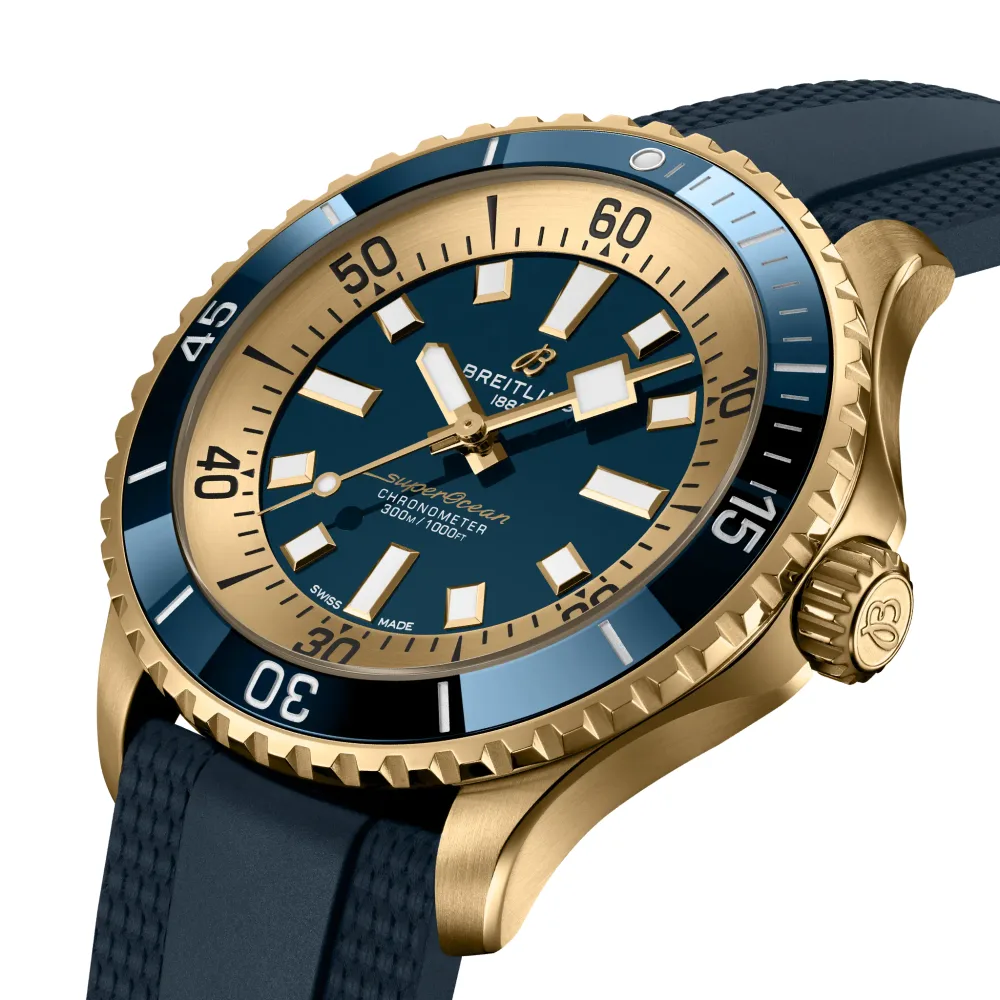 Breitling Superocean Automatic 44, Bronze · 44 mm · Blue