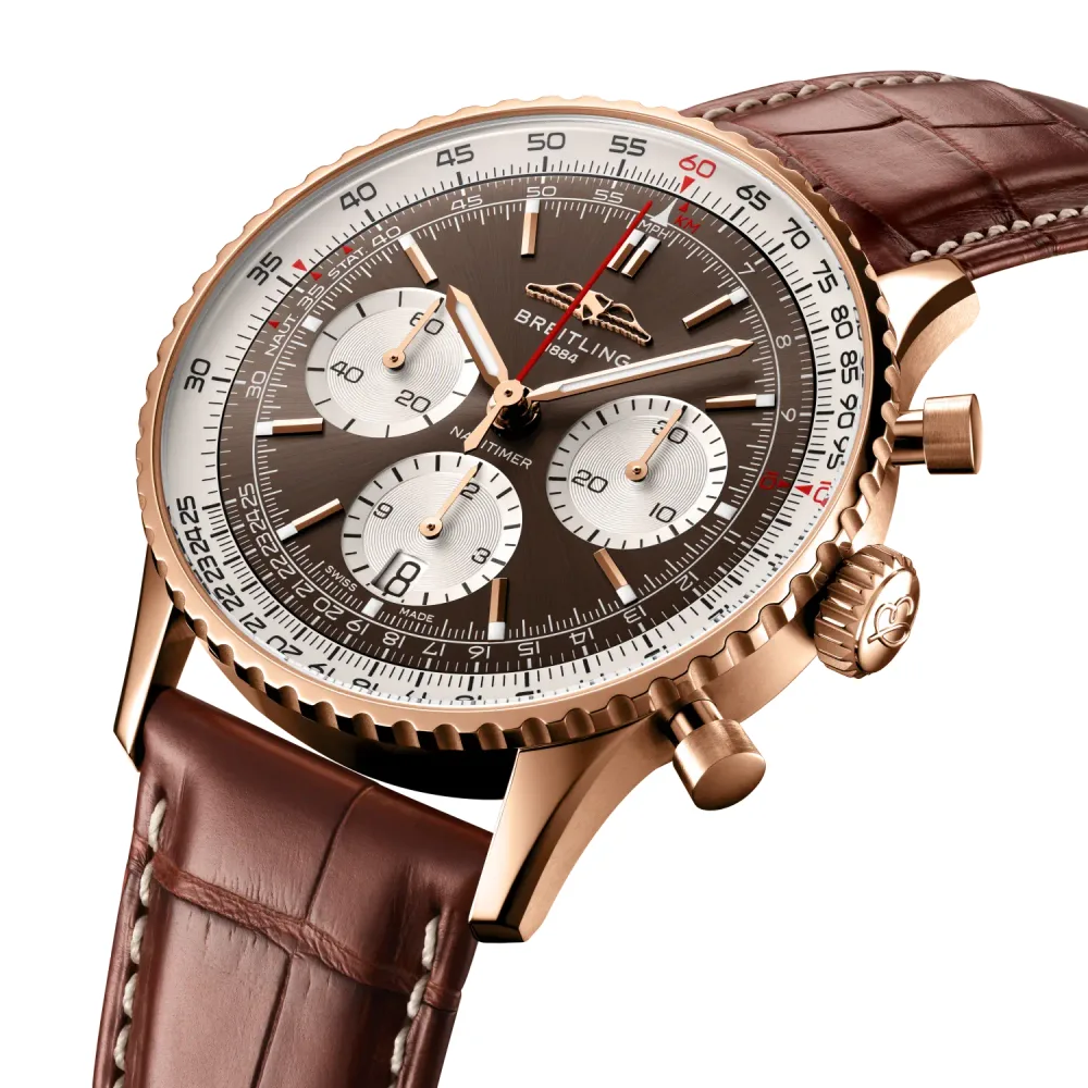 Breitling Navitimer B01 Chronograph 41, 18k red gold · 41 mm · Bronze