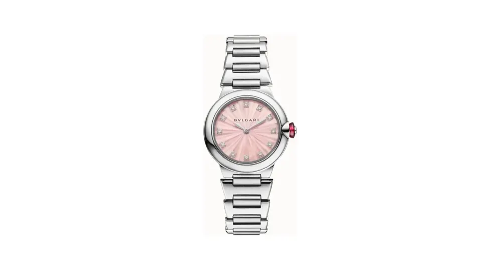 Bulgari Lvcea Watch Steel with Diamonds