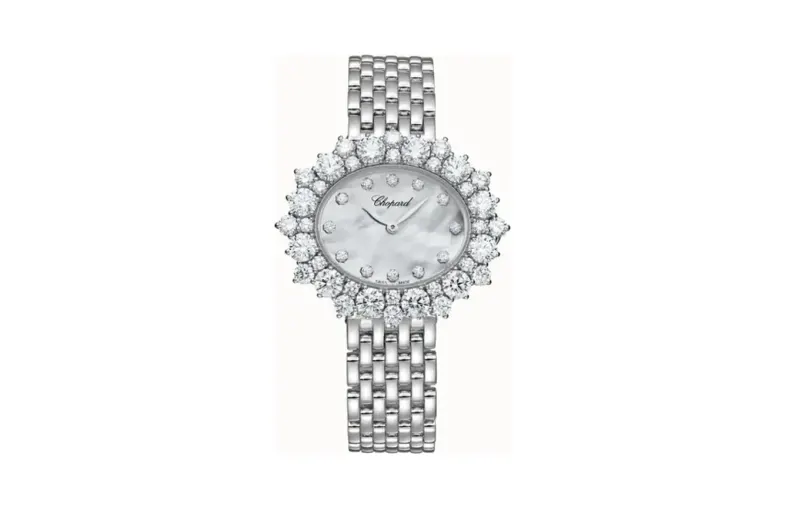Chopard L'Heure du Diamant, Medium, automatic, ethical white gold, diamonds