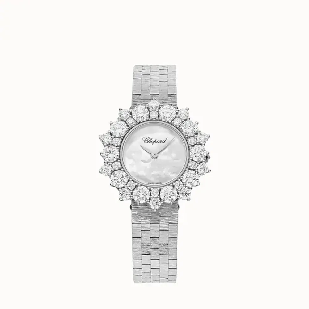 Chopard L'Heure du Diamant Round, 30 mm, manual, ethical white gold, diamonds