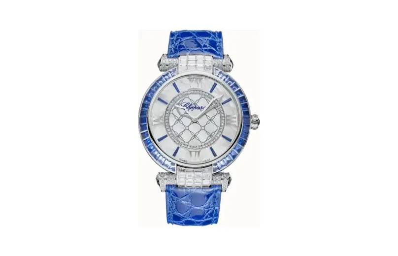 Chopard IMPERIALE Joaillerie, 40 mm, automatic, ethical white gold, diamonds, sapphires