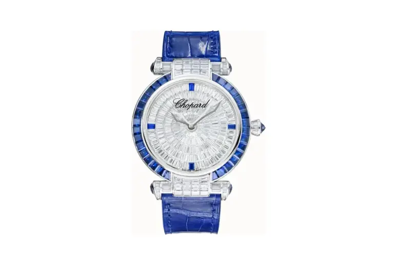 Chopard IMPERIALE Joaillerie, 40 mm, automatic, ethical white gold, diamonds, sapphires