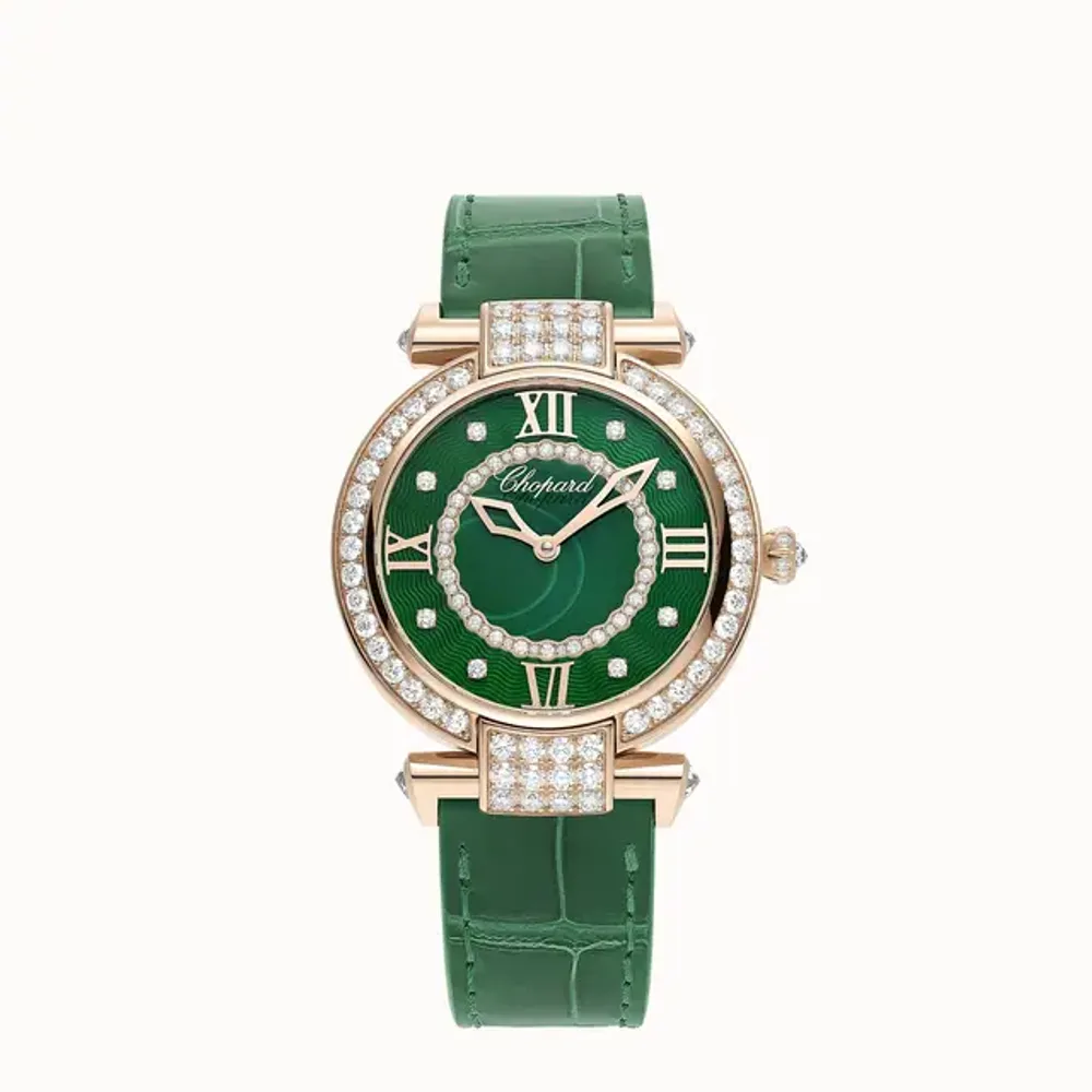 Chopard IMPERIALE Joaillerie, 36 mm, automatic, ethical rose gold, diamonds