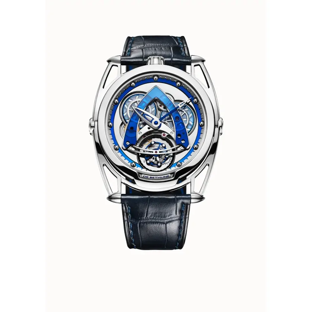 De Bethune DB28 Steel Wheels Sapphire Tourbillon