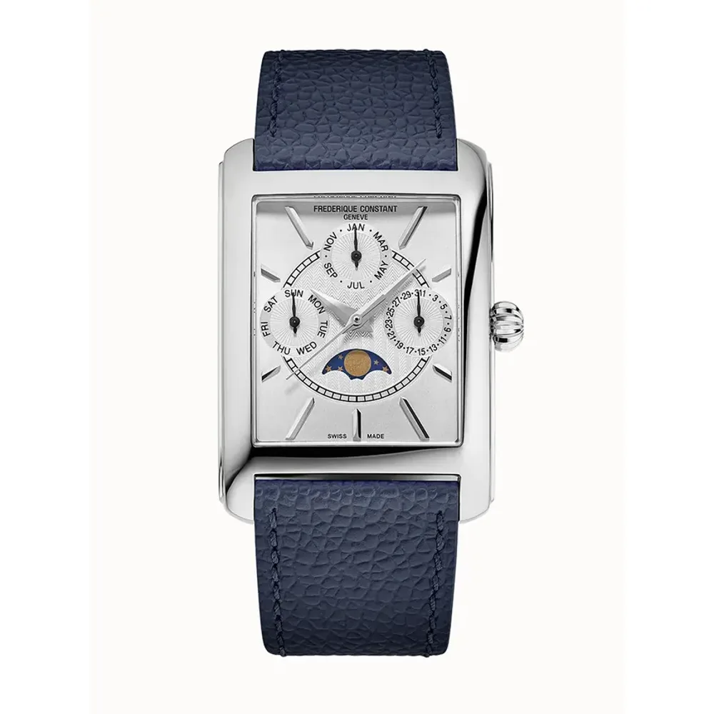 Frederique Constant Classics Carree Calendar Moonphase, Men · Quartz
