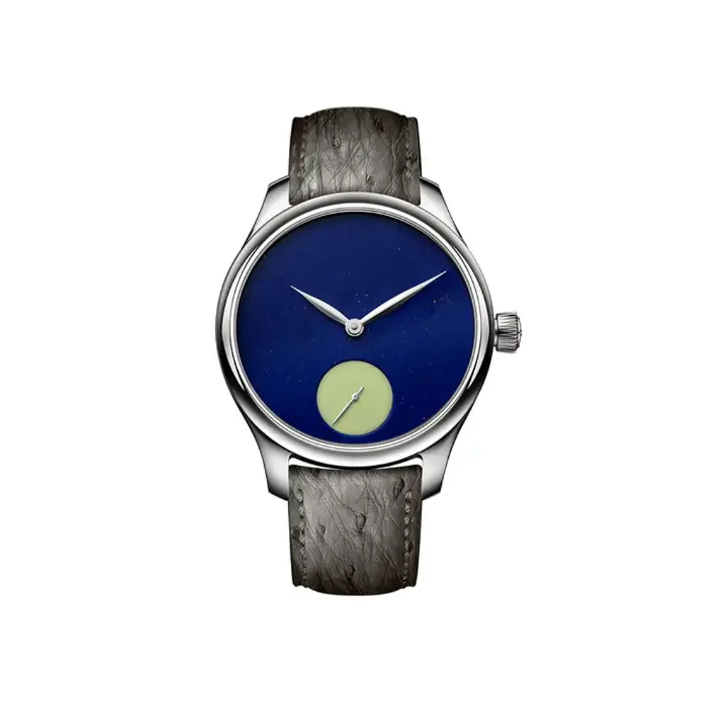 H. Moser & Cie. Endeavour Small Seconds Concept POP Lapis lazuli and lemon chrysoprase