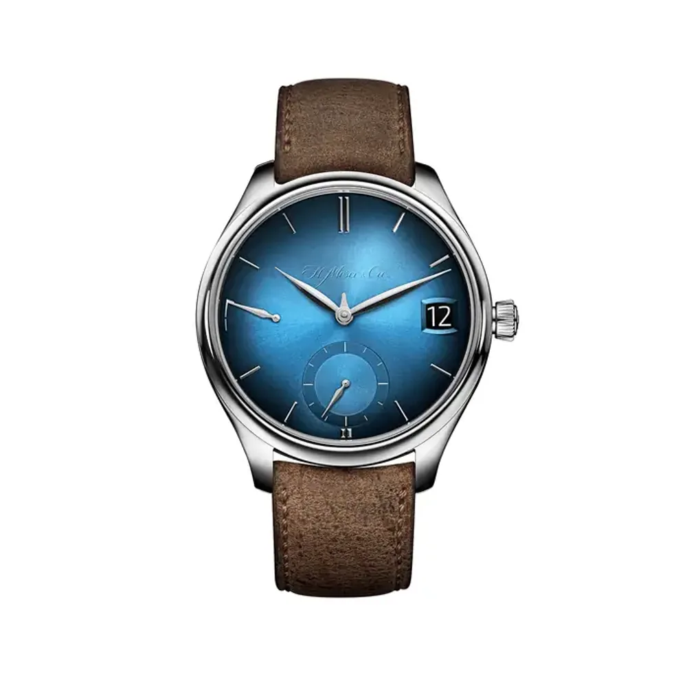 H. Moser & Cie. Endeavour Perpetual Calendar Funky Blue fumé