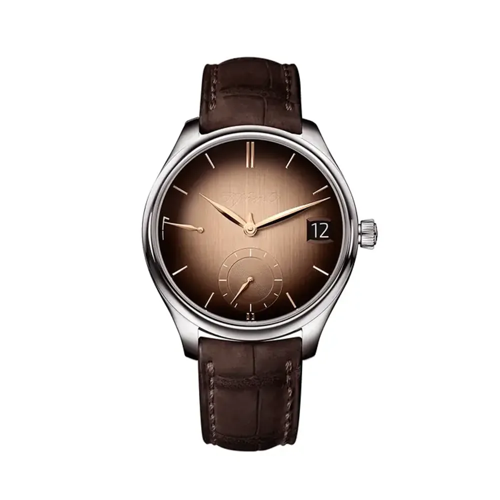 H. Moser & Cie. Endeavour Perpetual Calendar Smoked Salmon