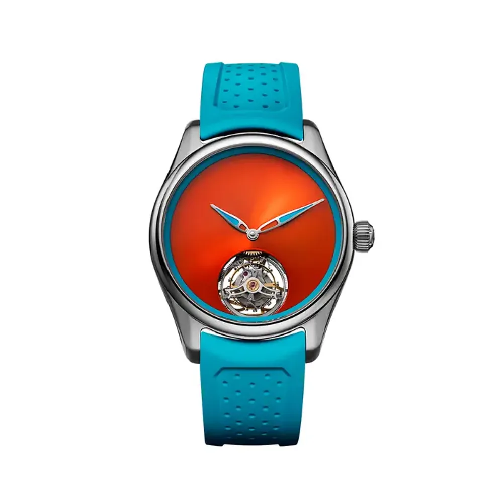 H. Moser & Cie. Pioneer Tourbillon Spiced Aqua