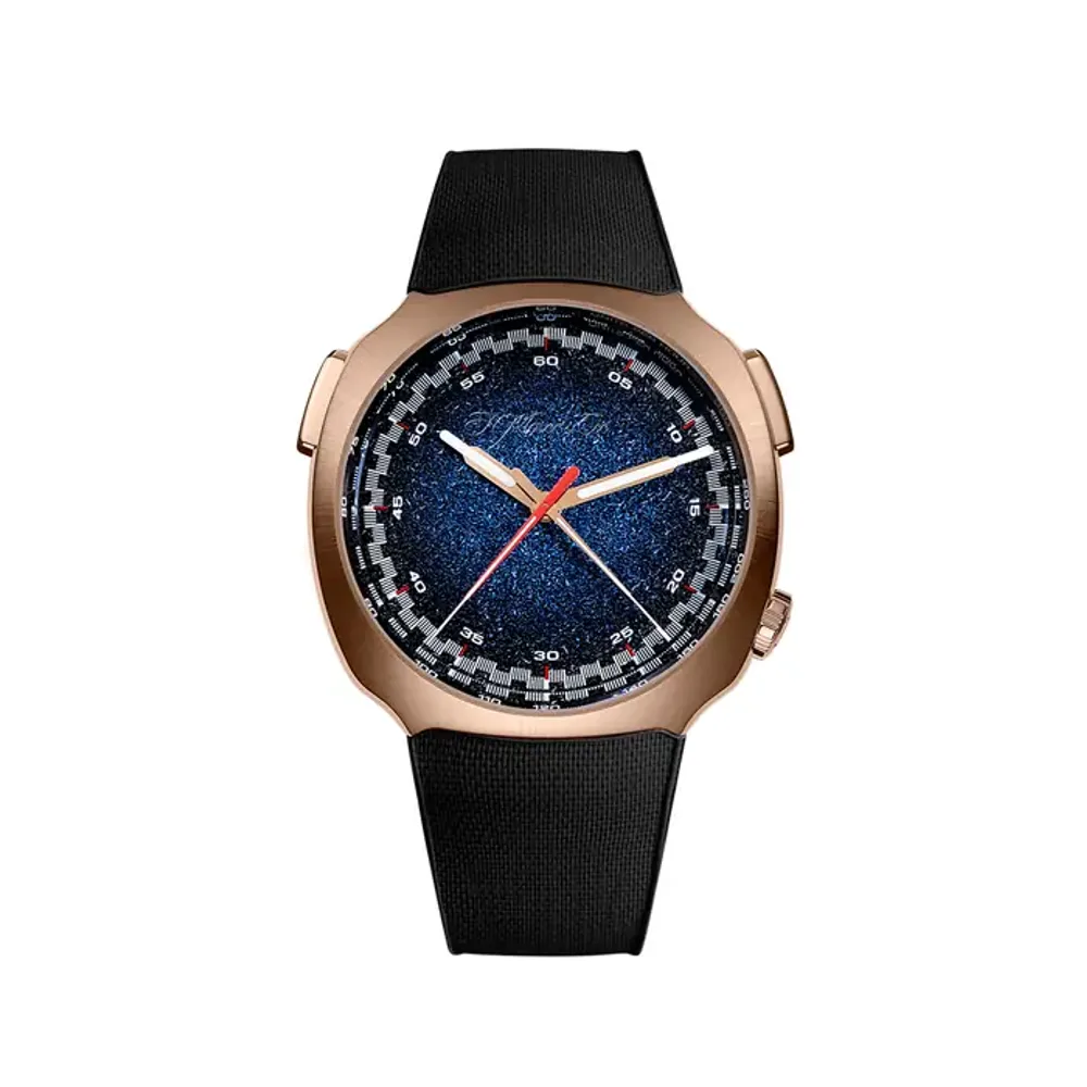 H. Moser & Cie. Streamliner Flyback Chronograph Automatic Midnight Blue Fumé