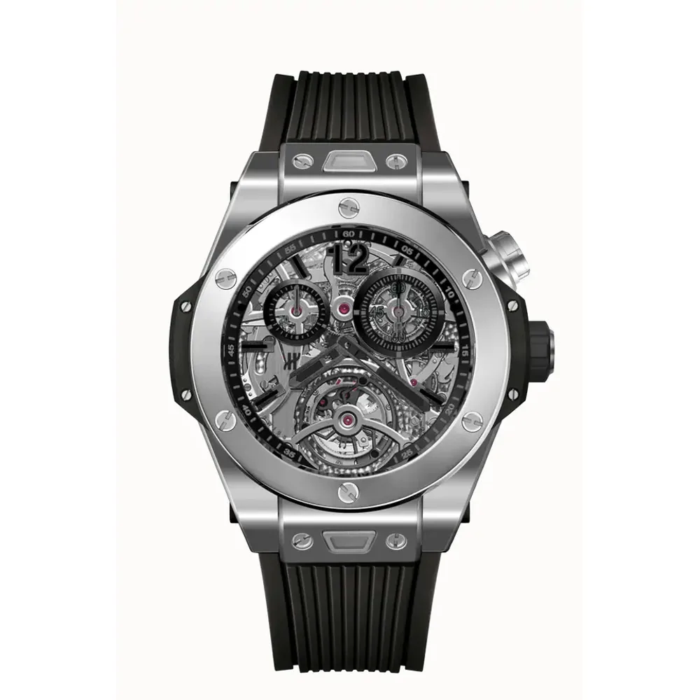 Hublot Big Bang Tourbillon Chronograph Cathedral Minute Repeater Polished Titanium 45 mm