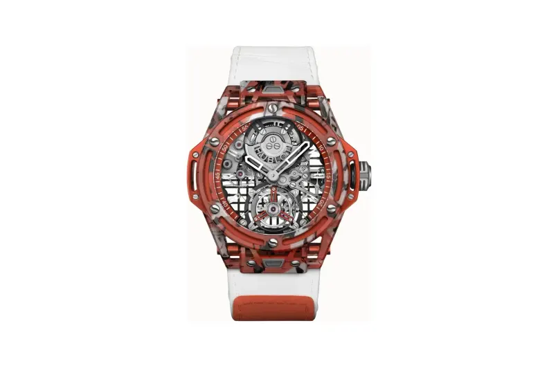 Hublot Big Bang Tourbillon Novak Djokovic Goat Edition Orange 44 mm