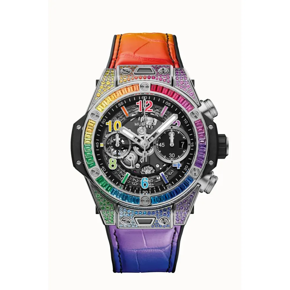 Hublot Big Bang Unico Titanium Rainbow 42 mm