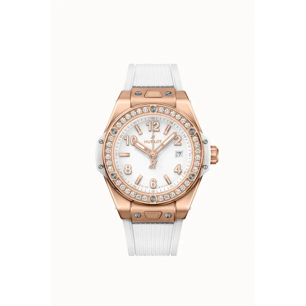 Hublot Big Bang One Click King Gold White Diamonds 33 mm