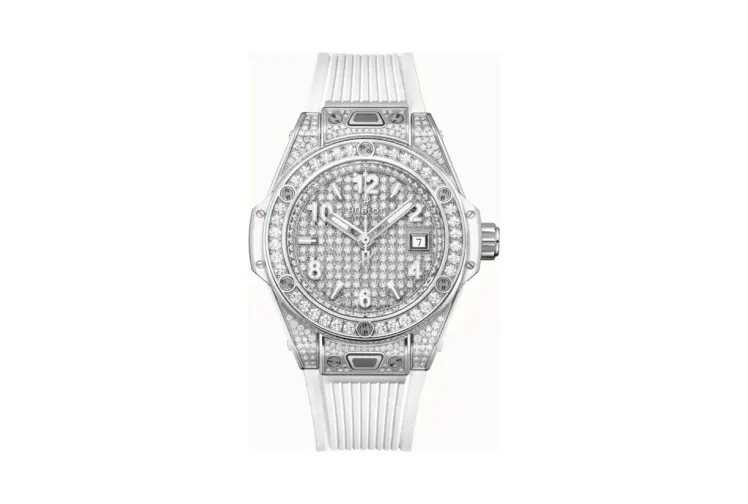 Hublot Big Bang One Click Steel White Full Pavé 33 mm