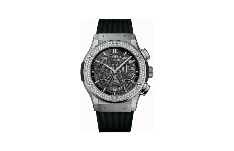 Hublot Classic Fusion Aerofusion Titanium Diamonds 45 mm