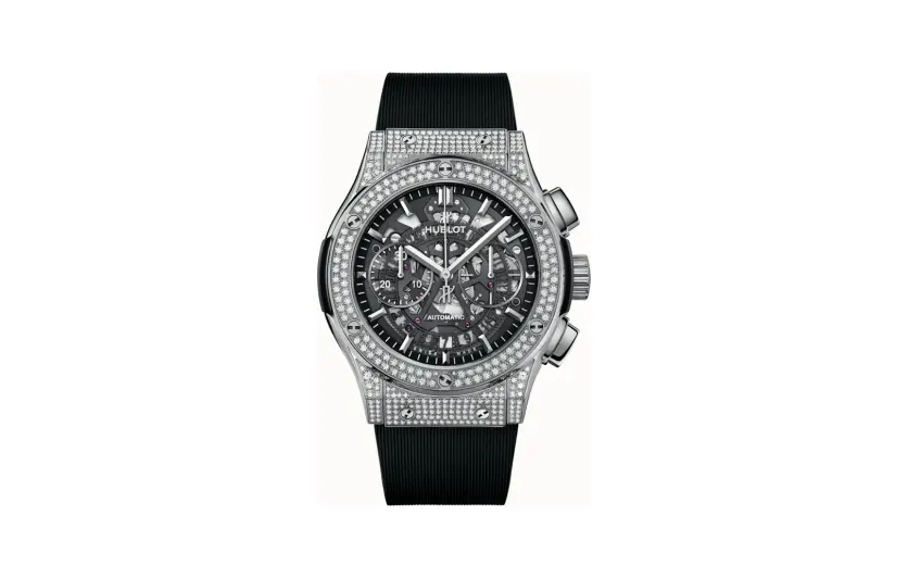 Hublot Classic Fusion Aerofusion Titanium Pavé